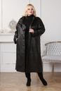 Женское кожаное пальто из натуральной кожи с воротником, отделка ондатра 0901102-4