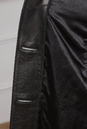 Женское кожаное пальто из натуральной кожи с воротником, отделка ондатра 0901102-2