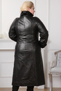 Женское кожаное пальто из натуральной кожи с воротником, отделка норка 0901104-2