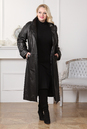 Женское кожаное пальто из натуральной кожи с воротником, отделка норка 0901104-5