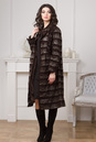 Женское кожаное пальто из натуральной замши с воротником 0901112-3