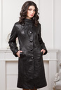 Женское кожаное пальто из натуральной кожи с воротником 0901114