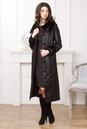 Женское кожаное пальто из натуральной замши с воротником, отделка норка 0901115-4