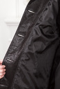 Женское кожаное пальто из натуральной замши с воротником, отделка норка 0901115-2