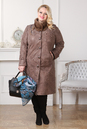 Женское кожаное пальто из натуральной замши с воротником, отделка норка 0901116-6