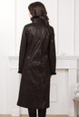 Женское кожаное пальто из натуральной замши с воротником, отделка норка 0901117-4