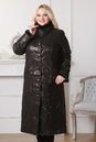 Женское кожаное пальто из натуральной замши с воротником, отделка норка 0901117