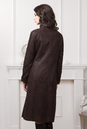 Женское кожаное пальто из натуральной замши с воротником 0901118-4