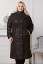 Женское кожаное пальто из натуральной замши с воротником 0901118