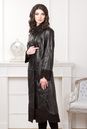 Женское кожаное пальто из натуральной кожи с воротником, отделка замша 0901120-2