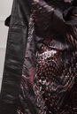 Женское кожаное пальто из натуральной кожи с воротником, отделка замша 0901120-3