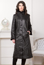 Женское кожаное пальто из натуральной кожи с воротником, отделка норка 0901121