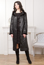 Женское кожаное пальто из натуральной кожи с воротником, отделка норка 0901121-3
