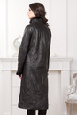 Женское кожаное пальто из натуральной кожи с воротником, отделка норка 0901121-4