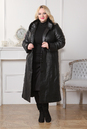 Женское кожаное пальто из натуральной кожи с воротником, отделка норка 0901121-5