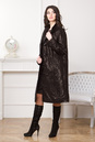 Женское кожаное пальто из натуральной замши с воротником 0901122-2
