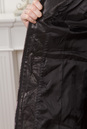 Женская кожаная куртка из натуральной кожи с капюшоном, отделка астраган 0901125-3