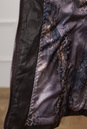 Женская кожаная куртка из натуральной кожи с капюшоном, отделка мутон 0901131-2