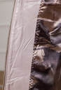 Женская кожаная куртка из натуральной кожи с капюшоном, отделка мутон 0901134-2