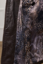 Женская кожаная куртка из натуральной кожи с капюшоном, отделка мутон 0901135-3
