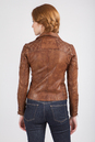 Женская кожаная куртка из натуральной кожи с воротником 0901140-4