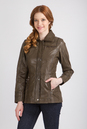 Женская кожаная куртка из натуральной кожи с воротником 0901141