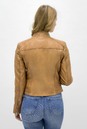 Женская кожаная куртка из натуральной кожи с воротником 0901145-3