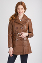Женская кожаная куртка из натуральной кожи с воротником 0901148