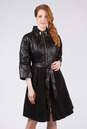 Женское кожаное пальто из натуральной кожи с воротником 0901168