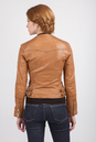 Женская кожаная куртка из натуральной кожи без воротника 0901186-4