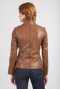 Женская кожаная куртка из натуральной кожи с воротником 0901187-4