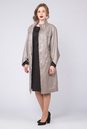 Женское кожаное пальто из натуральной кожи с воротником 0901190-2