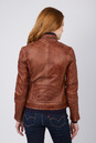Женская кожаная куртка из натуральной кожи с воротником 0901201-2