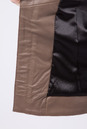 Женская кожаная куртка из натуральной кожи без воротника 0901204-2