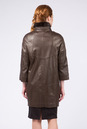 Женское кожаное пальто из натуральной кожи с воротником, отделка норка 0901214-4