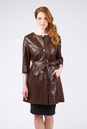 Женская кожаная куртка из натуральной кожи без воротника 0901215