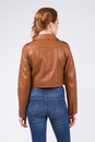 Женская кожаная куртка из натуральной кожи с воротником 0901219-2