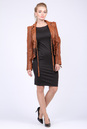 Женская кожаная куртка из натуральной кожи с воротником 0901237-2