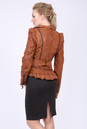 Женская кожаная куртка из натуральной кожи с воротником 0901237-3