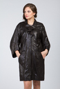 Женское кожаное пальто из натуральной кожи с воротником 0901241-3