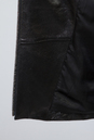 Женская кожаная куртка из натуральной кожи без воротника, отделка норка 0901242-4