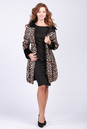 Женское кожаное пальто из натуральной кожи с воротником 0901244-3