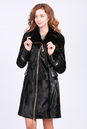 Женское кожаное пальто из натуральной кожи с воротником, отделка кролик 0901248