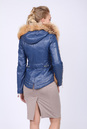 Женская кожаная куртка из натуральной кожи с капюшоном, отделка лиса 0901268-4