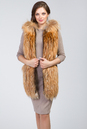 Женская кожаная куртка из натуральной кожи с капюшоном, отделка енот 0901270-3