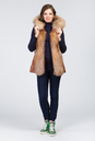 Женская кожаная куртка из натуральной кожи с капюшоном, отделка лиса 0901275-3