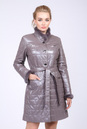 Женское кожаное пальто из натуральной кожи с воротником, отделка норка 0901280