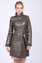Женское кожаное пальто из натуральной кожи с воротником, отделка норка 0901282