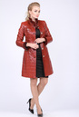 Женское кожаное пальто из натуральной кожи с воротником, отделка норка 0901283-3