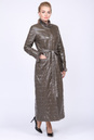 Женское кожаное пальто из натуральной кожи с воротником, отделка норка 0901284
